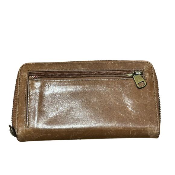 the Sak Brown Zip up Clutch Wallet - Picture 2 of 3